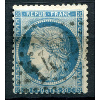 Франция - 1870г. - Церера, 20 с - 1 марка - гашёная [Mi 34]. #2-Fr-33-A-1
