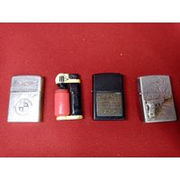 С рубля без мц. зажигалки 4 шт.