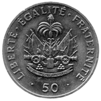 РЕСПУБЛИКА ГАИТИ. 50 САНТИМОВ 1991