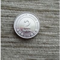 Werty71 ТУРКМЕНИСТАН 2 ТЕНГЕ 2009 Туркмения