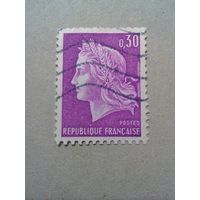 Франция. Стандарт. 1967г. гашеная