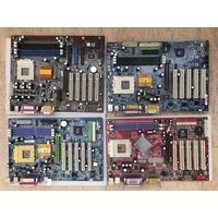 Материнские платы Socket A / Socket 462 четыре штуки