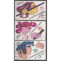 Чехословакия. Олимпиада Монреаль'76. 1976г. Mi#2308-10. Серия.