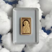 Икона Пресвятой Богородицы Смоленская, 50 рублей 2013, золото