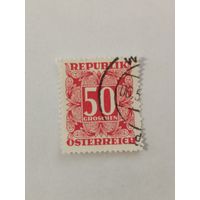 Марка почтового сбора. Ориентировочно 1945-1957 гг.