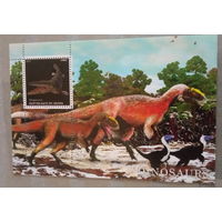 СЕРИЯ Блоков динозавры рептилии фауна MNH