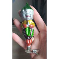 Елочные игрушки, стекло, виноград из Чиполино