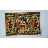 1921 год 50  пфеннигов  Германия нотгельд