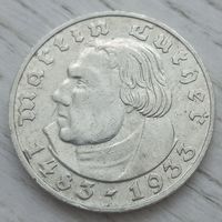 2 рейхсмарки Лютер G