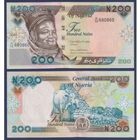 Нигерия, 200 найра 2022 г, P-29 (R, политик Ахмаду Белло, быки), UNC