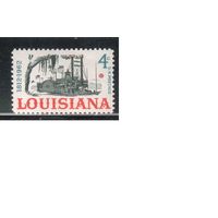 США-1962, (Мих.827),  *   ,  Штат Луизиана, Флот  (одиночка)