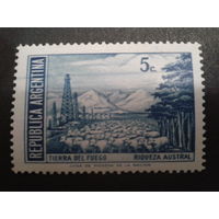 Аргентина 1971 Стадо овец 5с без ВЗ