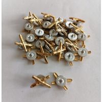 Эмблема на погоны, СССР, пушки.