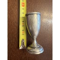 Серебряная рюмка . 875 проба . Вес 29.6 грамма