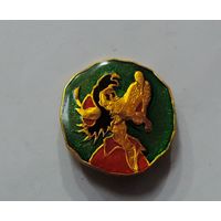 Значок "Ну погоди" СССР. Алюминий.