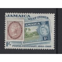 Ямайка 1960** 100 лет маркам колонии Королева Елизавета II и Королева Виктория
