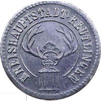 РАСПРОДАЖА!!! - ГЕРМАНИЯ РОЙТЛИНГЕН 50 пфенигов 1918 год