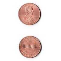 1 цент США 2000  года