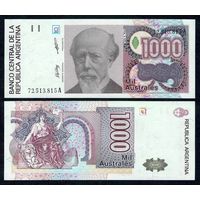 Аргентина 1000 аустралей 1988 - 1990 года, UNC