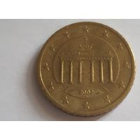 Германия 2002А 50 евроцентов