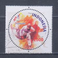 [222] Индонезия 2007. Спорт.Дзюдо. Гашеная марка.