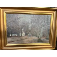 Картина шведского художника КарлаПетерсона, масло, холст 1920 год