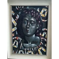 Кищенко А.М "Оля",1990г. Холст, масло. Размер 55х40 см.