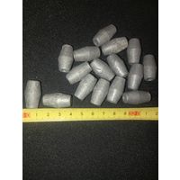 Грузила скользящие 16штук по 23 гр.