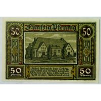 РАСПРОДАЖА!!! - ГЕРМАНИЯ ШТРАСБУРГ (МЕКЛЕНБУРГ-Передняя ПОМЕРАНИЯ) 50 пфеннигов 1921 год (первый сюжет) - UNC!