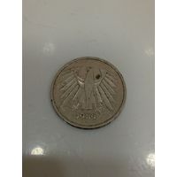 5 марок ФРГ 1989г.""F"