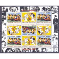 Ангола анимация миллениум гномы Гагарин Чаплин