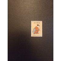 Живопись. Ребенок с шариком. Япония. 1957