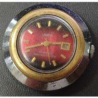 Часы заря. Позолоченый кант. Автоподзавод. На ходу