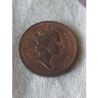 Великобритания. 1 пенни 1988 года. (4)