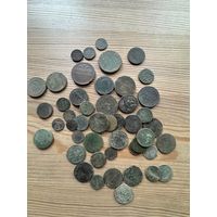 Набор медных монет