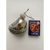 Елочная игрушка. Кораблик.