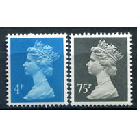 Великобритания - 1988г. - королева Елизавета II, стандартный выпуск - 2 марки - полная серия, MNH [Mi 1160-1161]. #3-GB-Z-1-17