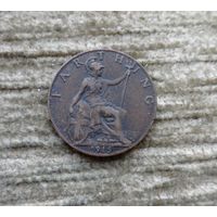 Werty71 Великобритания 1 фартинг 1915 Георг 5