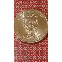 США 1 доллар 2010 D. 16 президент Абрахам Линкольн