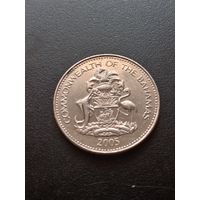 Багамы 5 центов 2005 г.