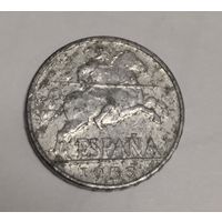 Испания 10 сентим 1953