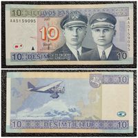 10 лит Литва 2007 г. АА серия