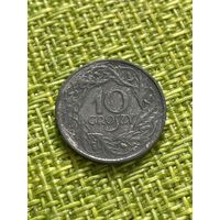 Польша 10 грош 1923 г