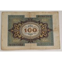 1920 год Германия 100 марок