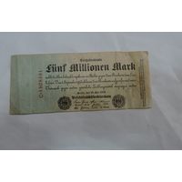 5 миллионов марок 1923 г. Германия
