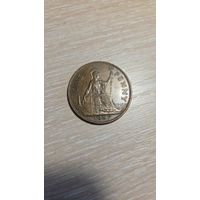 1 пенни 1967 Великобритания