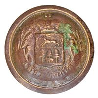 Пуговица чиновников Люблинской губернии Царства Польского 1869-1917. 20 мм