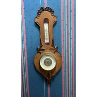 Старинный барометр, Кенигсберг, модерн 20-е гг ХХ в , в рабочем состоянии