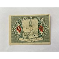 Нотгельд 50 пфеннигов Намслав. Веймарская республика - 1602