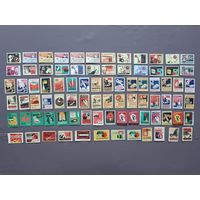 Старые спичечные этикетки (около 70 шт.) одним лотом, ю-907-5 (3790)